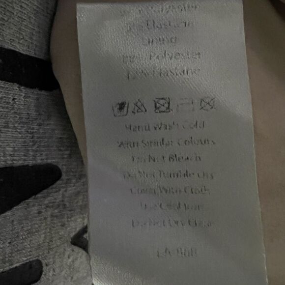 Lavish Alice Lined Asymmetrical Beige Skirt - Picture 7 of 12